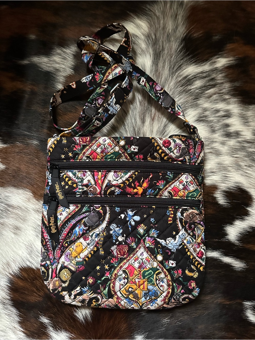 Vera Bradley Harry Potter Friends of Hogwarts Floral Crossbody bag
